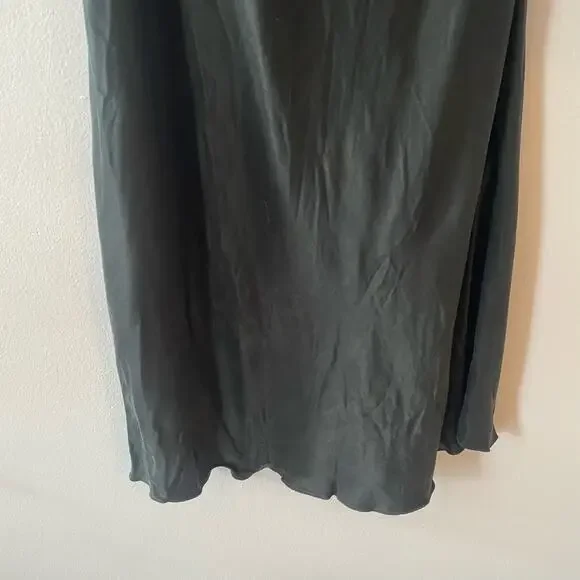 Djerf Avenue Black Maxi Dress Strappy Silky Going Out Party Sexy Women's size XL - Picture 6 of 11